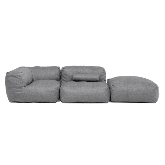 Pouf Seccional Gris