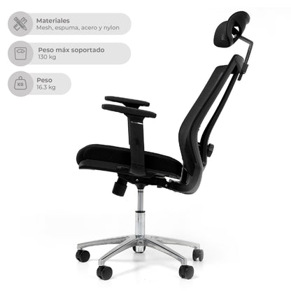 Silla de Escritorio Ergonómica Sendai Plus