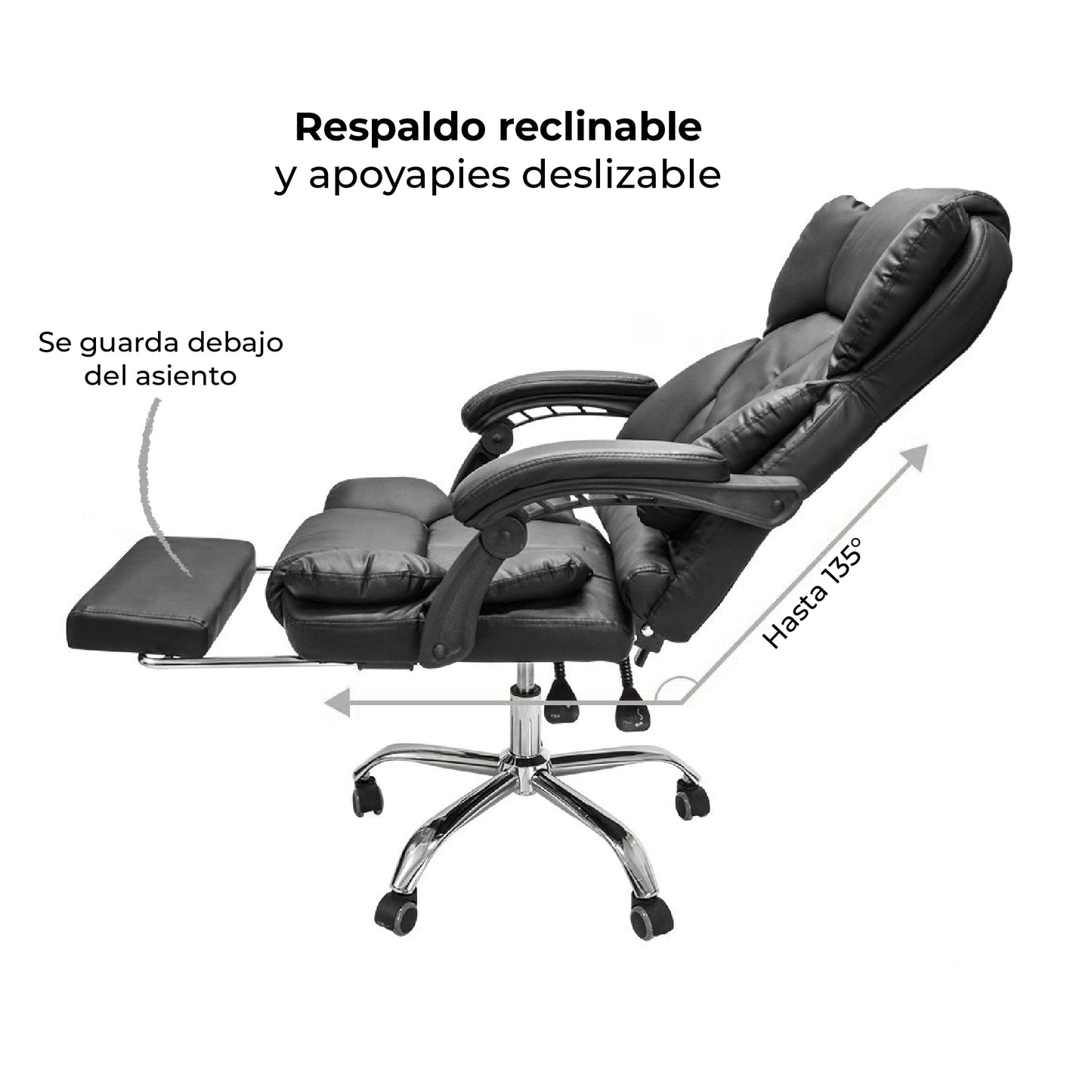 Silla de Escritorio Con Apoyapies Peace