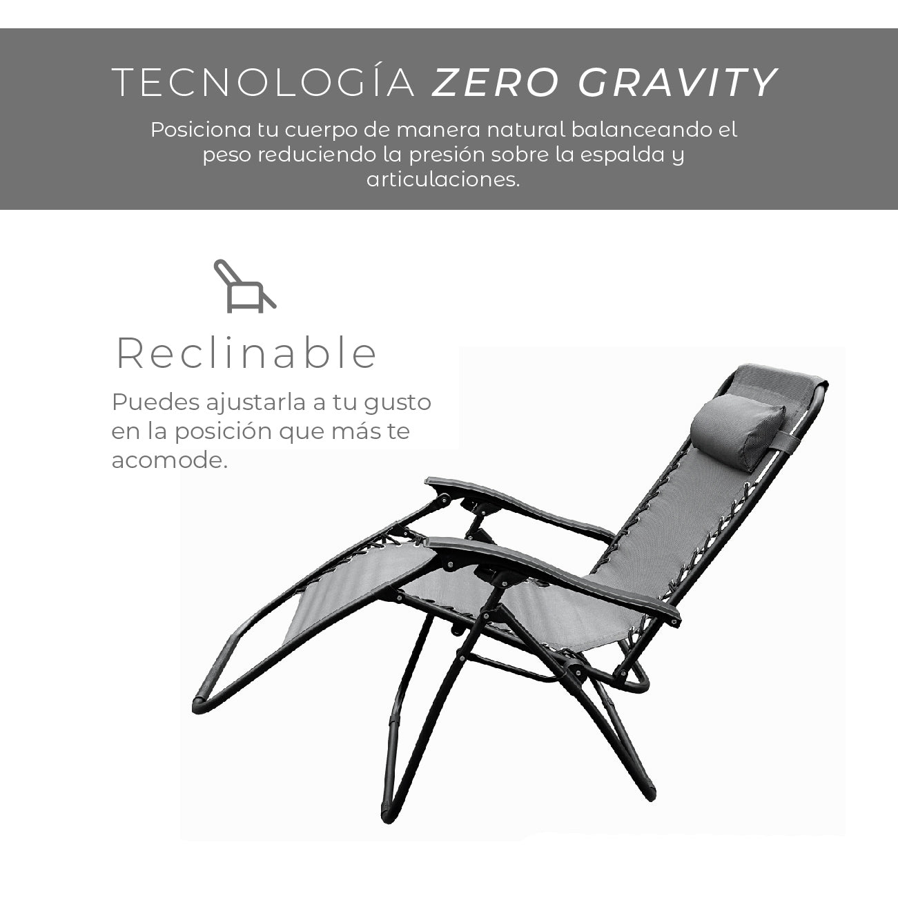 Reposera Zero Gravity Zen