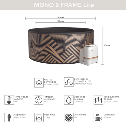 Hot Tub Mono Lite 6 Frame