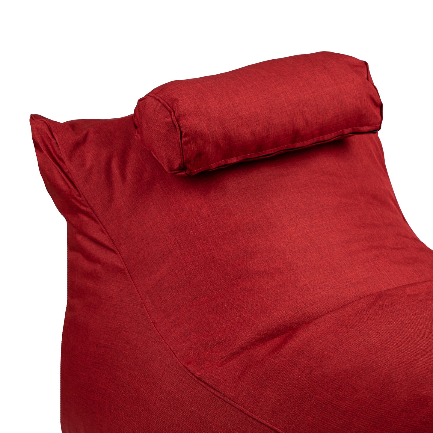 Pouf / Puff De Exterior Impermeable Rojo