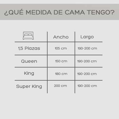 Juego de Sábanas Blancas Super King 600 Hilos